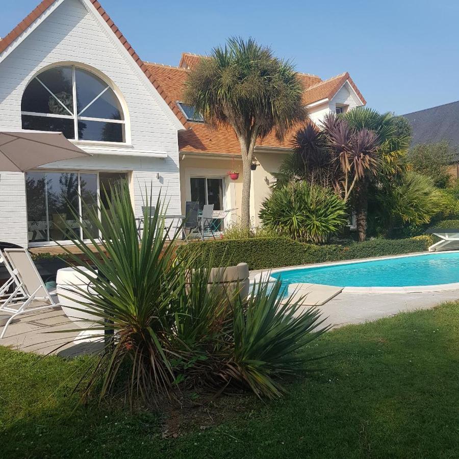 Grande Chambre Entre Caen Et La Mer Chambre Terrasse Jardin Et Piscine Mathieu ภายนอก รูปภาพ