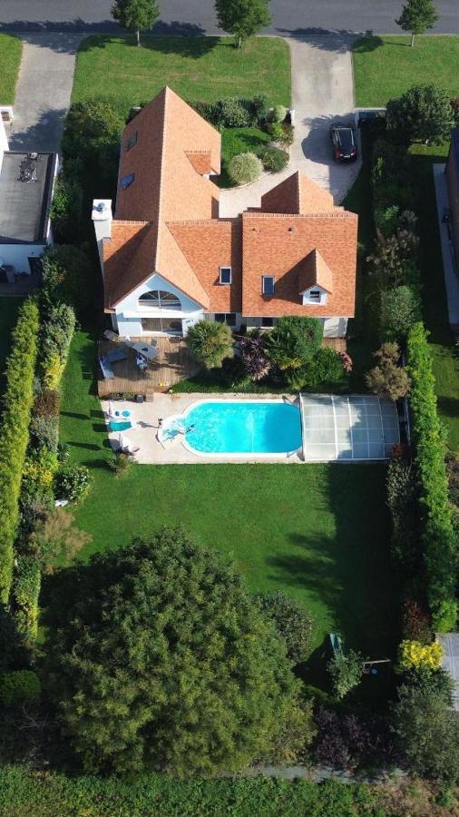 Grande Chambre Entre Caen Et La Mer Chambre Terrasse Jardin Et Piscine Mathieu ภายนอก รูปภาพ